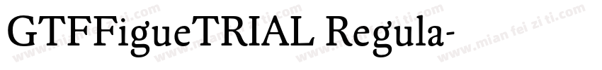 GTFFigueTRIAL Regula字体转换